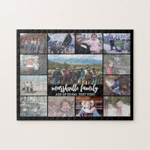 Puzzle 13 Collage de photos -- Texte facultatif - Famille