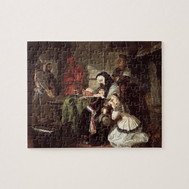 Puzzle 1753-93) finales de Marie-Antoinette (adieu vers (Horizontal)