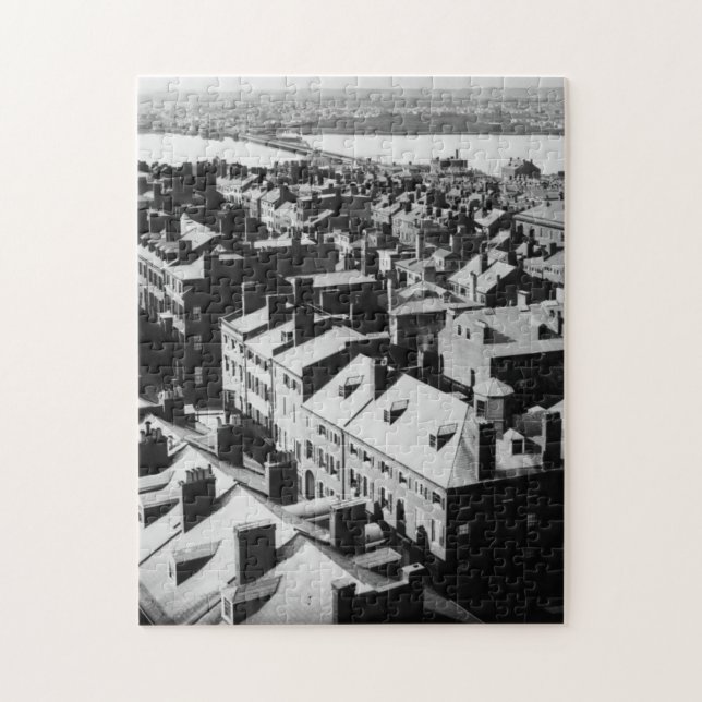 Puzzle 1859 : La ville de Boston, le Massachusetts (Vertical)
