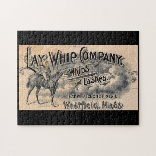 Puzzle 1880 s Lay Whip Company billhead (Horizontal)