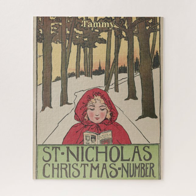 PUZZLE 1896 Numéro de Noël de St Nicholas Art (Vertical)