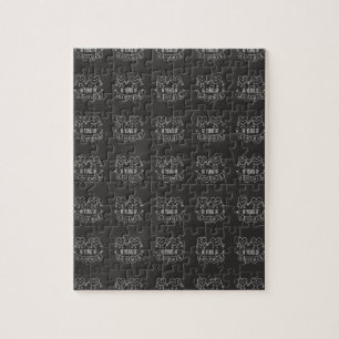 Puzzle 18th Anniversary Gift Chalk Hearts