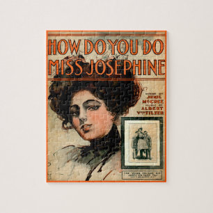 Puzzle 1909 Comment faire Mlle Josephine partition