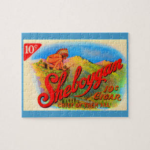 Puzzle 1920s Sheboygan cigar label