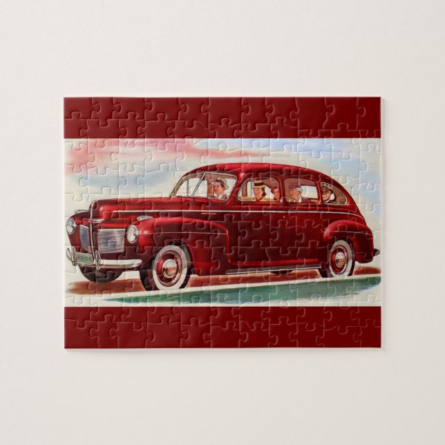 Puzzle 1941 red Mercury 8 (Horizontal)