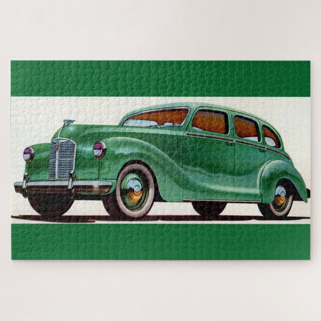 Puzzle 1948 green Austin Devon (Horizontal)
