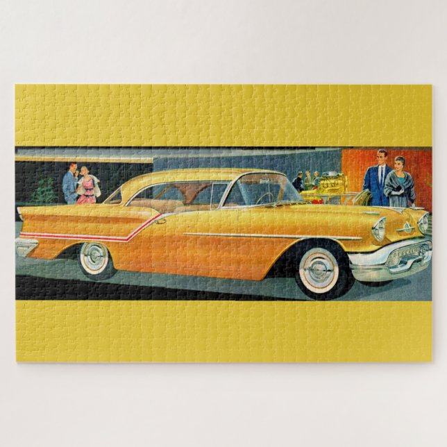 Puzzle 1950 s golden Rocket 88 Oldsmobile (Horizontal)