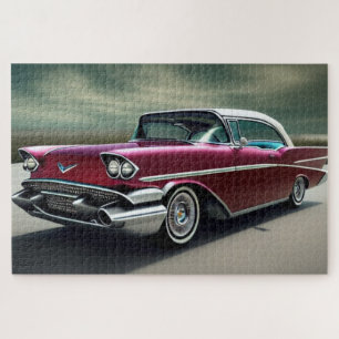 Puzzle 1957 Pontiac Bonneville voiture classique Jigsaw P