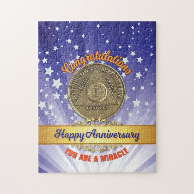 Puzzle 1 An Récupération Pièce Anniversaire Vous Êtes Un  (Vertical)