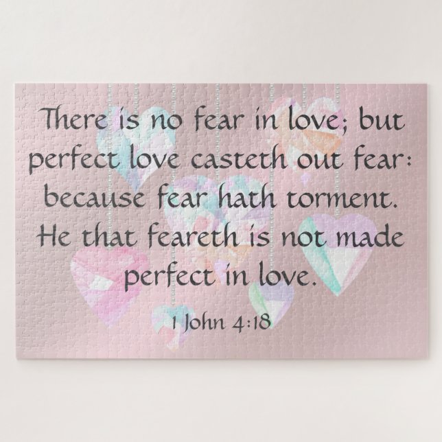 Puzzle 1 John 4:18 (Horizontal)