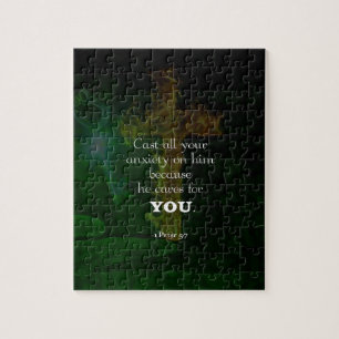 Puzzle 1 Pierre 5:7 Mise en oeuvre des versets de la Bibl