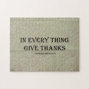 Puzzle 1 Thessaloniciens 5:18