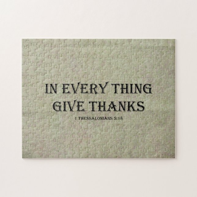 Puzzle 1 Thessaloniciens 5:18 (Horizontal)