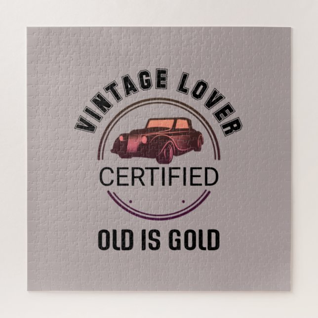 Puzzle 1.voiture amateur vintage (Vertical)