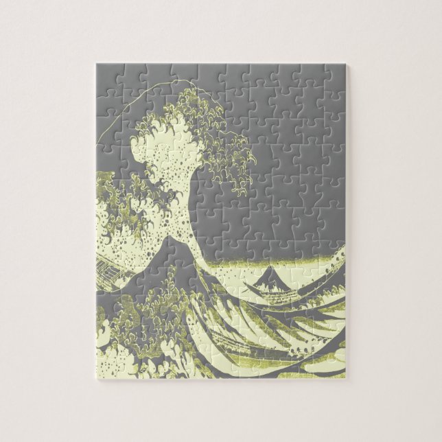 Puzzle 1thegreat waveredblackbig-003 (Vertical)