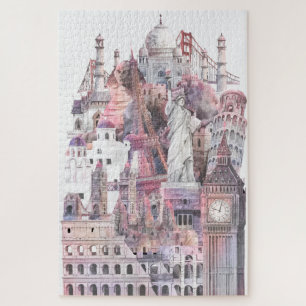Puzzle 20" x 30", 1014 pièces Collection Architecturale