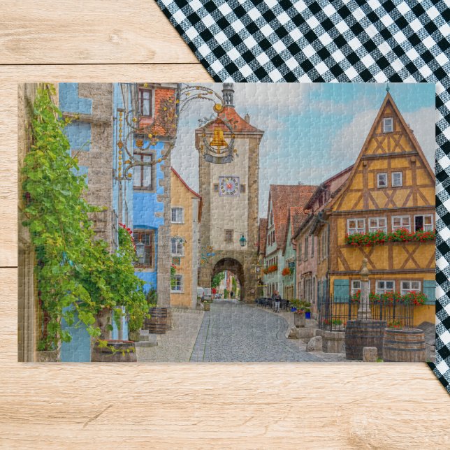 Puzzle 20x30 Rothenburg der Tauber Ville médiévale Pittor (Créateur téléchargé)
