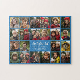 Puzzle 22 Collage de photos Grille moderne avec 2 zones d