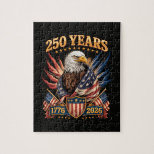 Puzzle 250 Ans Américain 250e Anniversaire États-Unis Pat