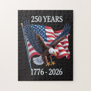 Puzzle 250 Ans Anniversaire Drapeau Américain Usa 1776-20