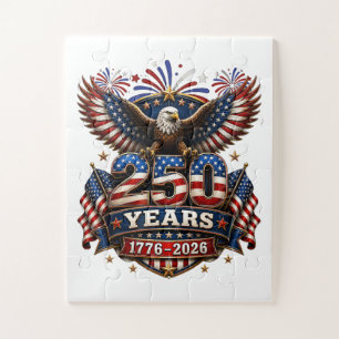 Puzzle 250 ans d'Amérique 250e anniversaire 4 juillet