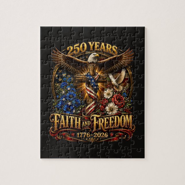 Puzzle 250 Ans De Foi Et De Liberté Amérique (Vertical)