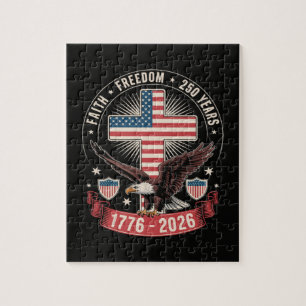 Puzzle 250e anniversaire USA Foi Liberté 4 juillet