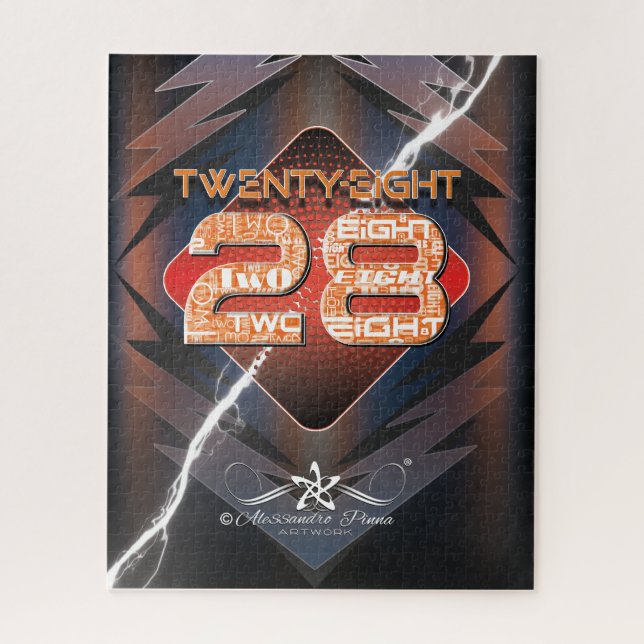 Puzzle 28 Vingt-huit (Vertical)
