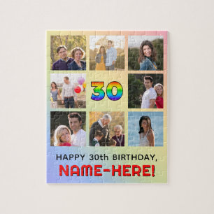 Puzzle 30e anniversaire : Arc en ciel amusant #, Nom pers