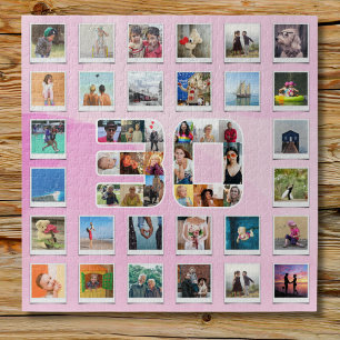 Puzzle 30e anniversaire Famille Photo souvenir Collage