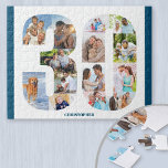 Puzzle 30e anniversaire Photo Collage Numéro 30 Keepsaké<br><div class="desc">Créez votre propre puzzle photo pour un cadeau unique de 30e anniversaire. Avec 14 photos personnalisées, le puzzle photo peut être personnalisé avec un nom et/ou un message court. Le collage photo numéro 30 a une variété de photos de paysage, de carré et de portrait, vous donnant beaucoup de flexibilité...</div>