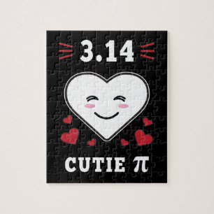 Puzzle 3.14 Cutie Coeur Pi Drôle Masse Math Plaisanterie