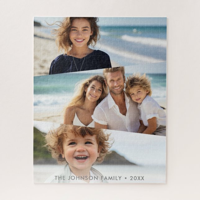 Puzzle 3 Collage De Photo Inégal - Funky Quadrilatéral Ar (Vertical)