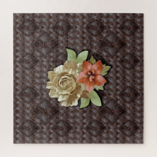 Puzzle 3D Leather Academia Décor