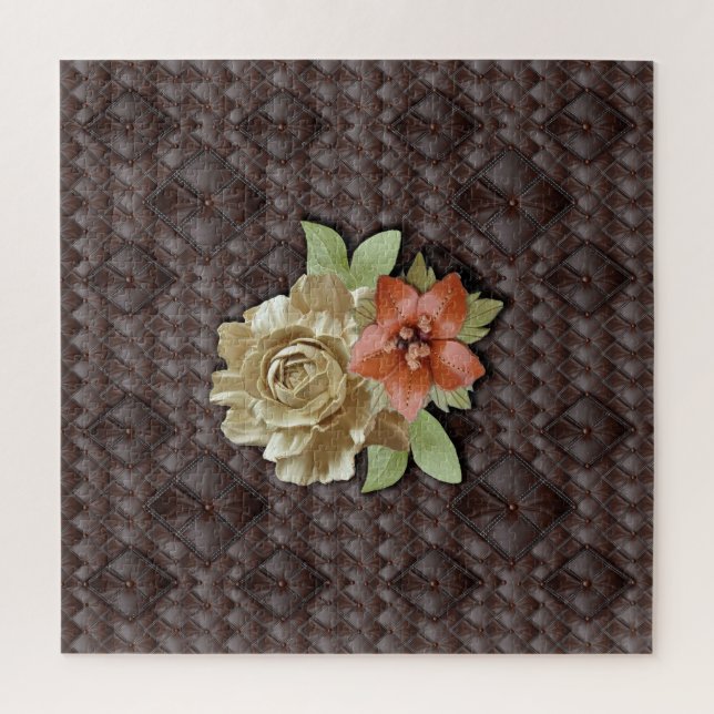 Puzzle 3D Leather Academia Décor (Vertical)