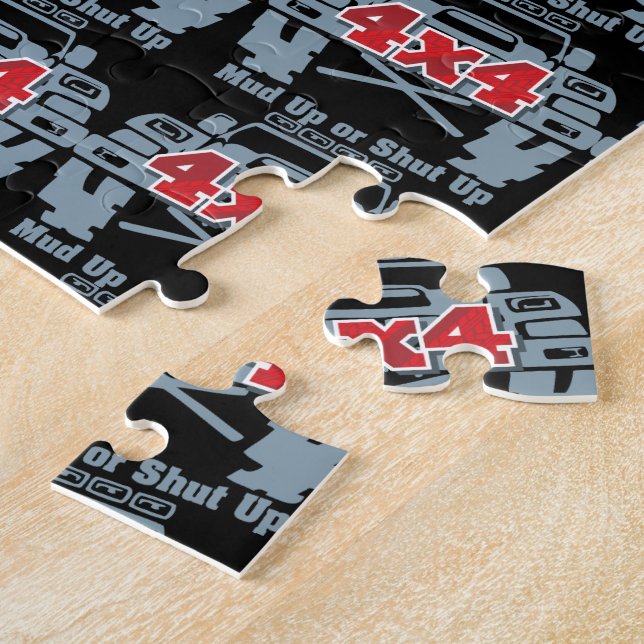 Puzzle 4x4 haut ou fermé de boue outre de route (Côté)