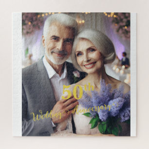 Puzzle 50e anniversaire du mariage Vignoble Lilac Photo