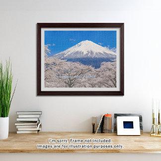 Puzzle [520] Mt.Fuji – A White Peak Floating in Blossoms