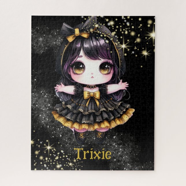 Puzzle 520 pièces | Goth Girls Kawaii Chibi Cute Custom (Vertical)