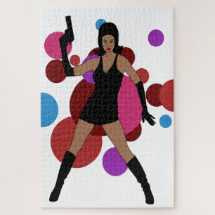 Puzzle 60s Spy Girl