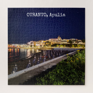 Puzzle 676 pièces Otranto personnalisé par nuit, Pouilles