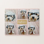 Puzzle 6 Photo Collage Nom Minimaliste - Peut modifier la<br><div class="desc">Utilisez vos photos Instagram carrés pour obtenir les meilleurs résultats ! POUR MODIFIER L'ARRIÈRE - PLAN - cliquez sur la personnaliser ou la zone de conception avancée,  puis choisissez une couleur dans le sélecteur de couleurs. Une façon artistique d'afficher vos meilleures photos de partage.</div>
