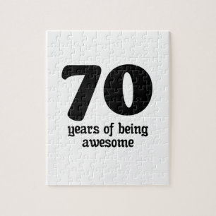 Puzzle 70 ans d'être génial