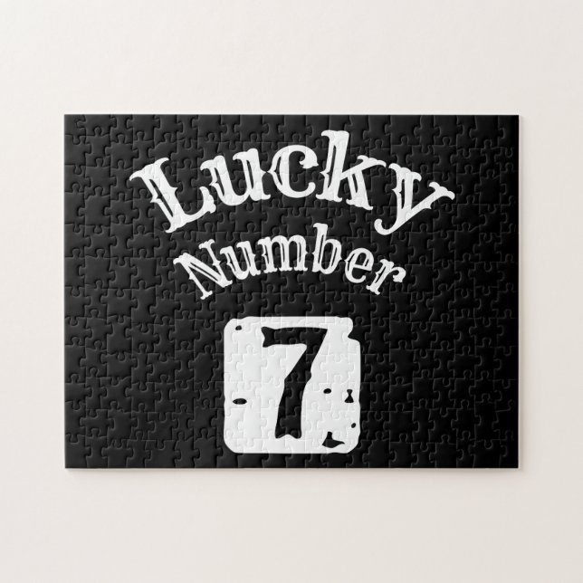 Puzzle 7 - Lucky numéro 7 Luck (Horizontal)