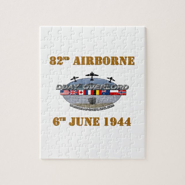 Puzzle 82e division aéroportée 6 juin 1944 (Vertical)