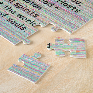 Puzzle 8 x 10" 110 pièce Saint Michael Prière personnalis