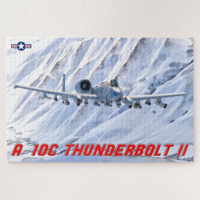 Puzzle A-10C THUNDERBOLT II (20x30 POUCES) (Horizontal)