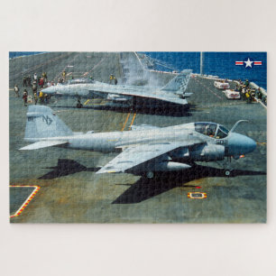 Puzzle A-6E INTRUDER et F-14 TOMCAT (20x30 POUCES)