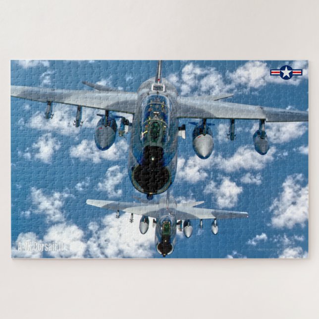 Puzzle A-7K CORSAIR II (20x30 INCH) (Horizontal)