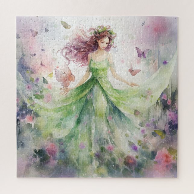 Puzzle A Beautiful Spring Fairy (Vertical)